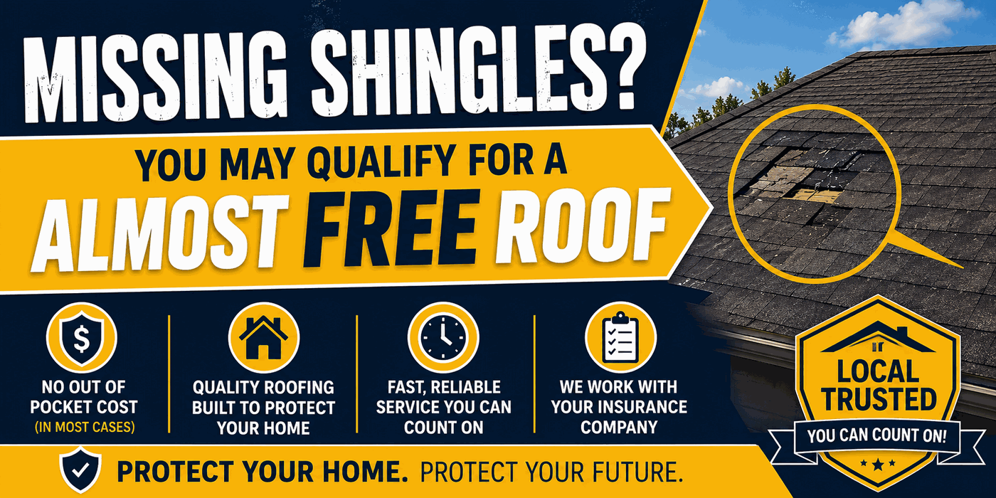 Missing shingles? You may qualify for an almost free roof - Arcadia