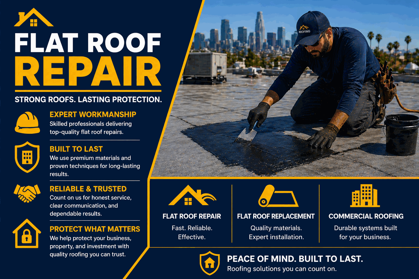 ​Flat Roof Repair Studio City